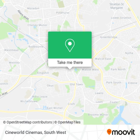 Cineworld Cinemas map