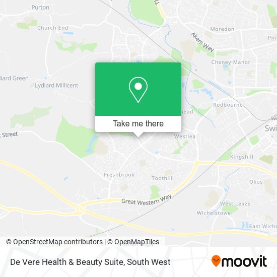 De Vere Health & Beauty Suite map