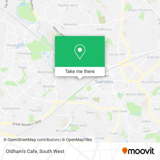 Oldham's Cafe map