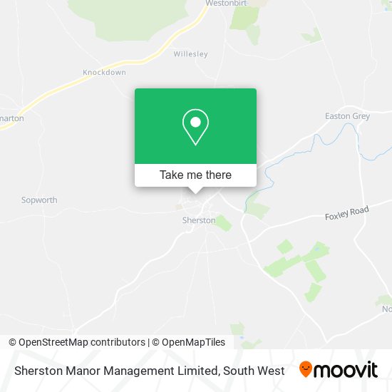 Sherston Manor Management Limited map