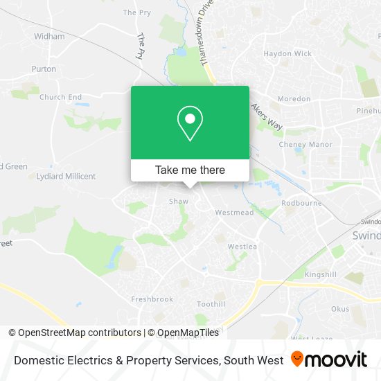 Domestic Electrics & Property Services map