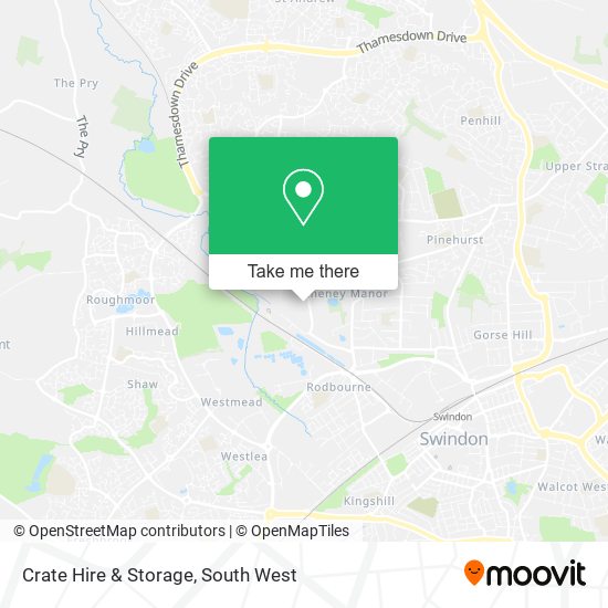 Crate Hire & Storage map
