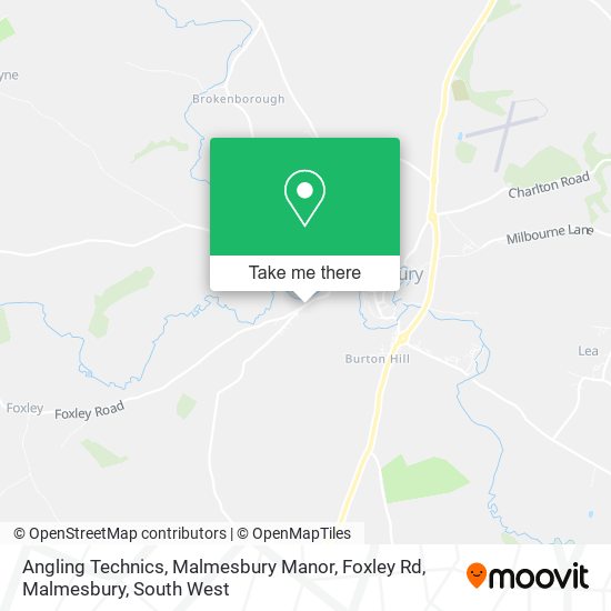 Angling Technics, Malmesbury Manor, Foxley Rd, Malmesbury map