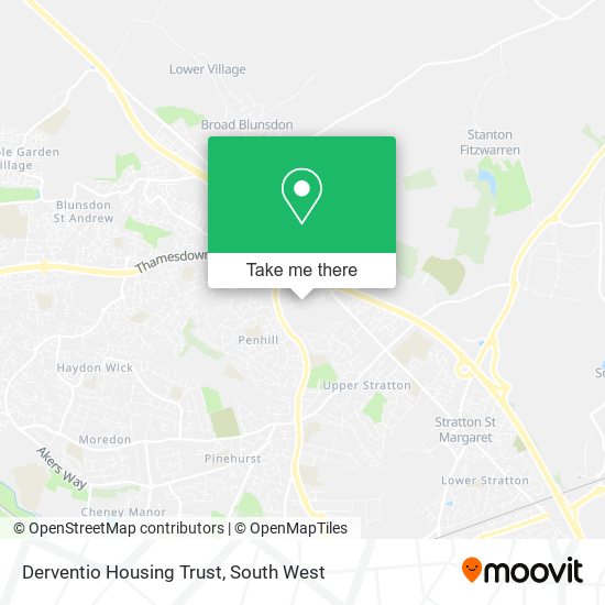 Derventio Housing Trust map
