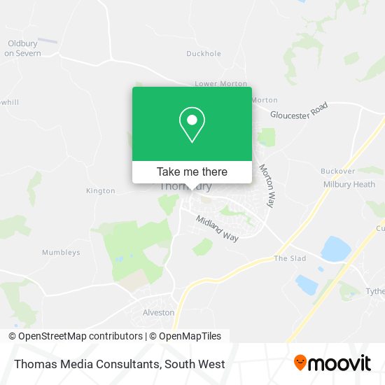 Thomas Media Consultants map