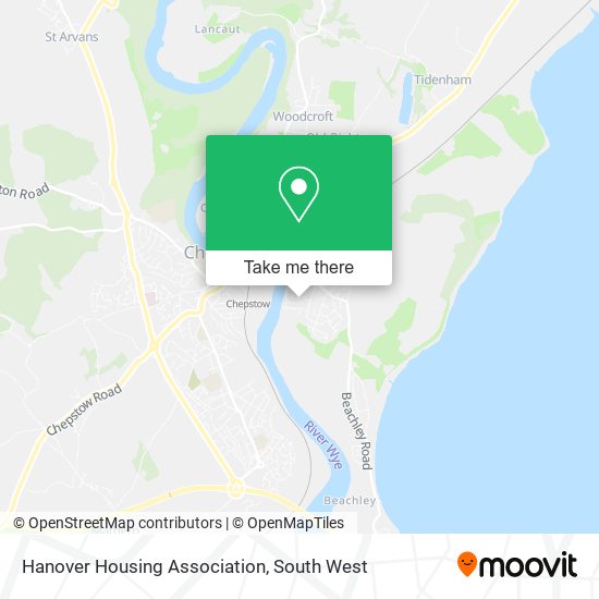 Hanover Housing Association map
