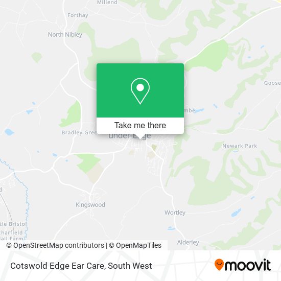 Cotswold Edge Ear Care map