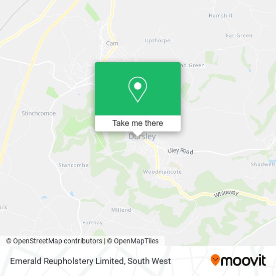 Emerald Reupholstery Limited map