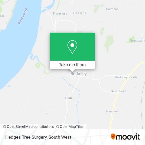 Hedges Tree Surgery map