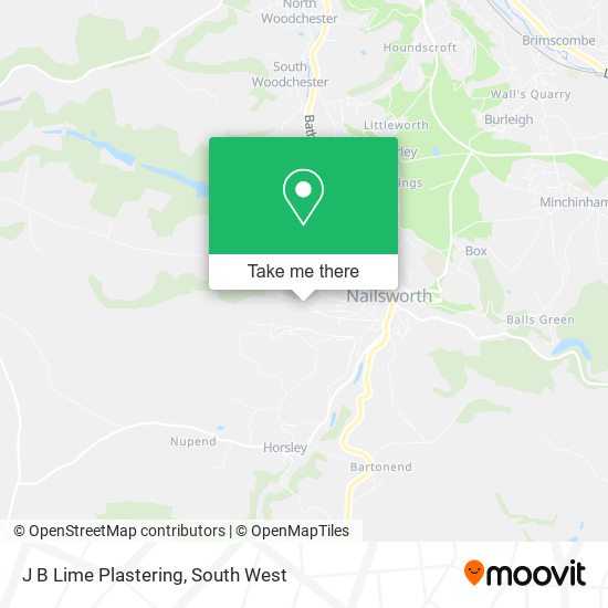 J B Lime Plastering map