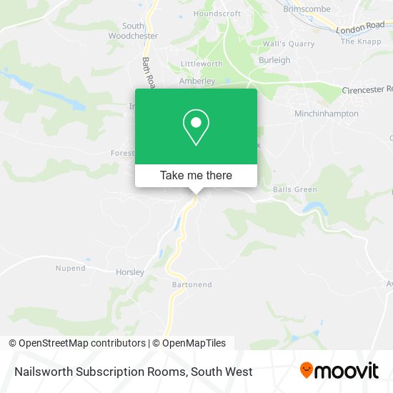 Nailsworth Subscription Rooms map