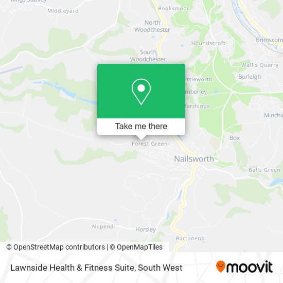 Lawnside Health & Fitness Suite map