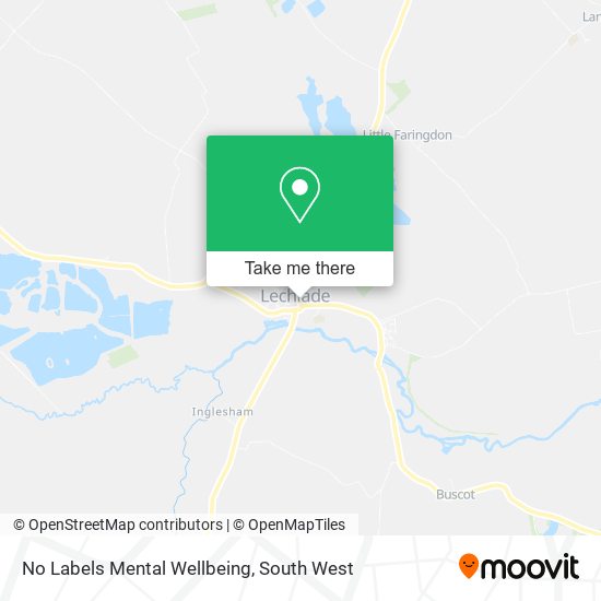 No Labels Mental Wellbeing map