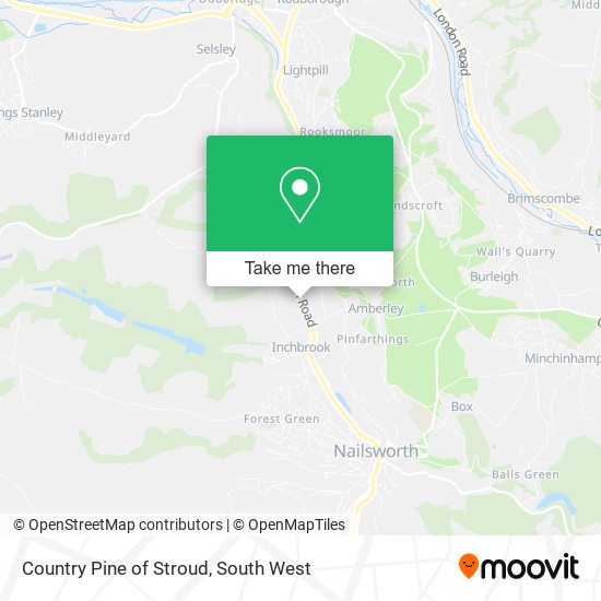 Country Pine of Stroud map