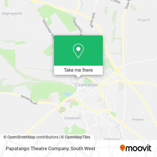 Papatango Theatre Company map