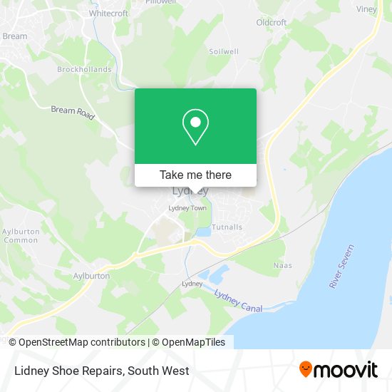 Lidney Shoe Repairs map