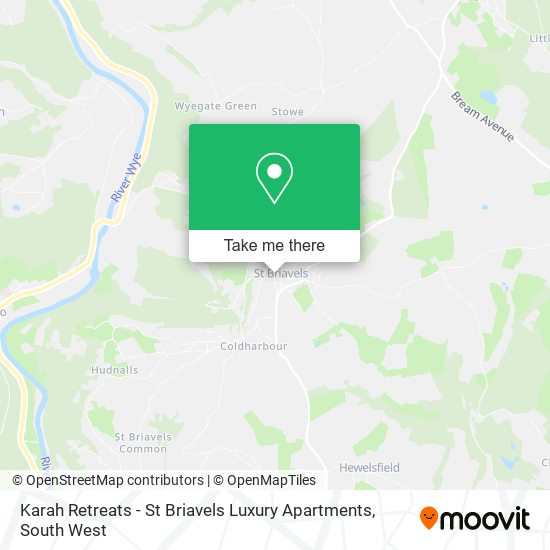 Karah Retreats - St Briavels Luxury Apartments map