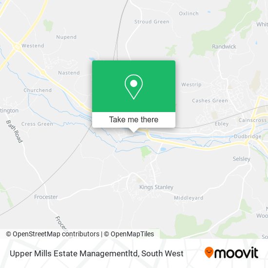 Upper Mills Estate Managementltd map