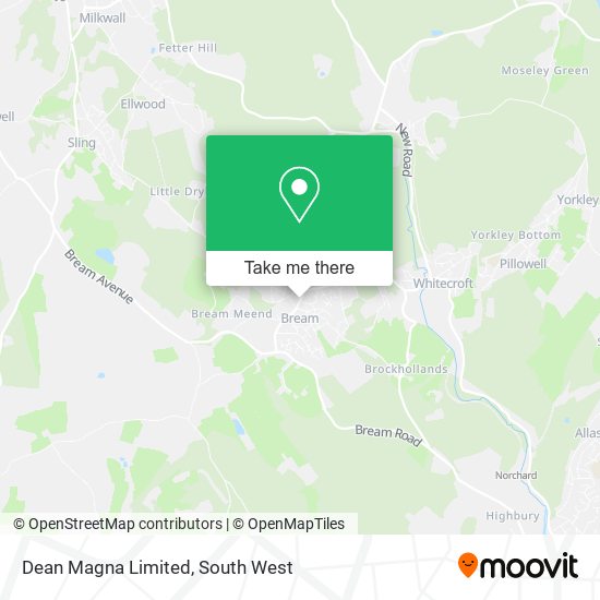 Dean Magna Limited map