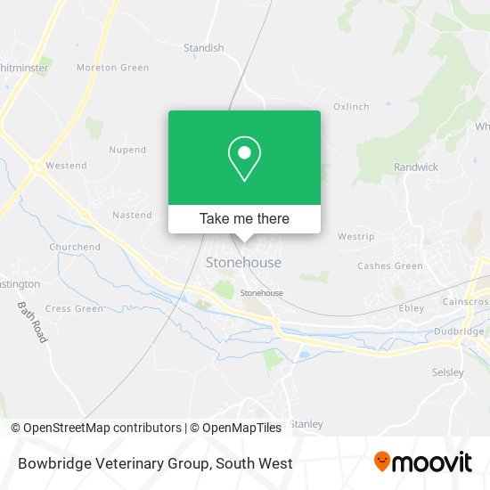 Bowbridge Veterinary Group map