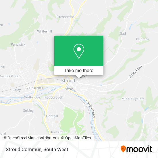 Stroud Commun map