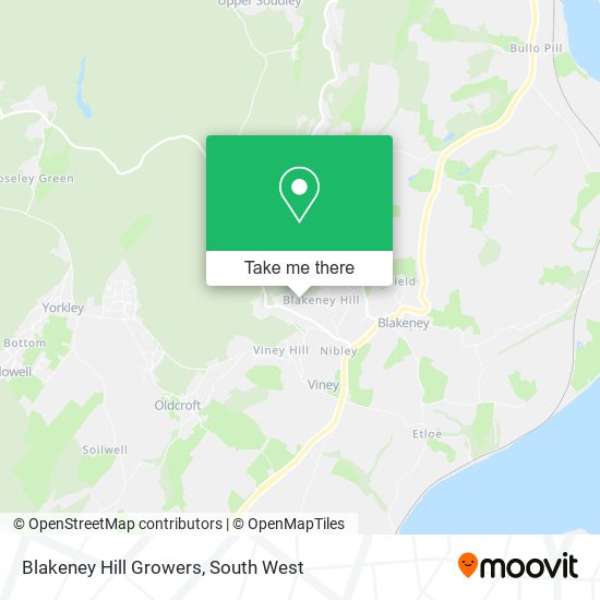 Blakeney Hill Growers map