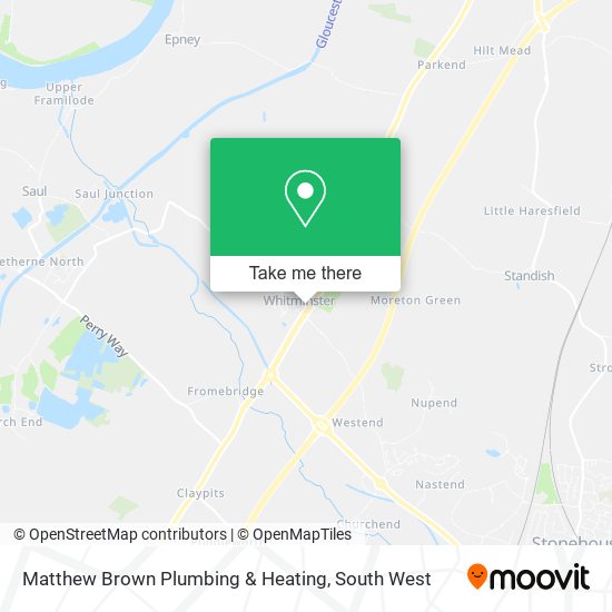 Matthew Brown Plumbing & Heating map
