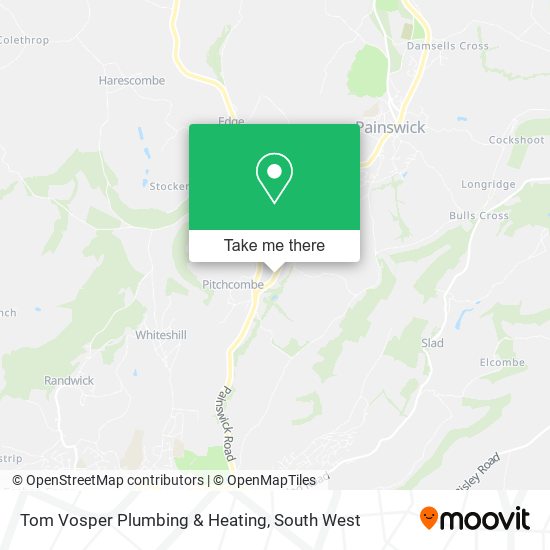 Tom Vosper Plumbing & Heating map