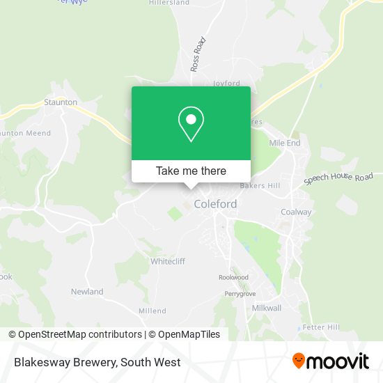 Blakesway Brewery map