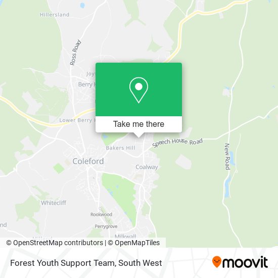 Forest Youth Support Team map