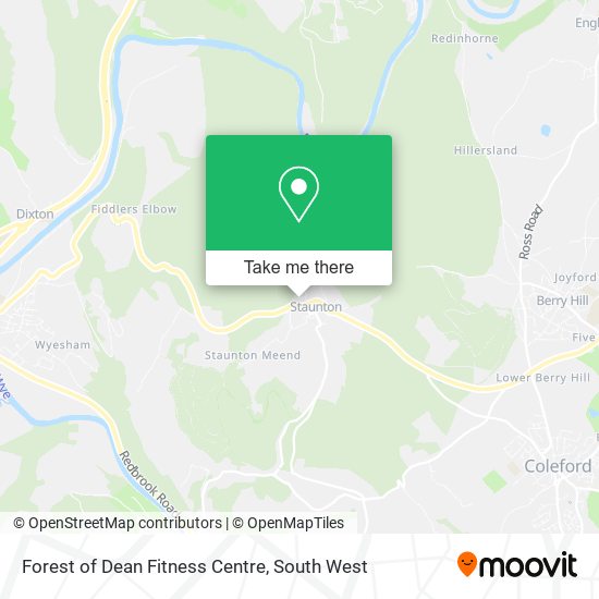 Forest of Dean Fitness Centre map