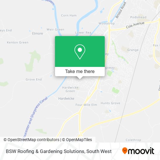 BSW Roofing & Gardening Solutions map
