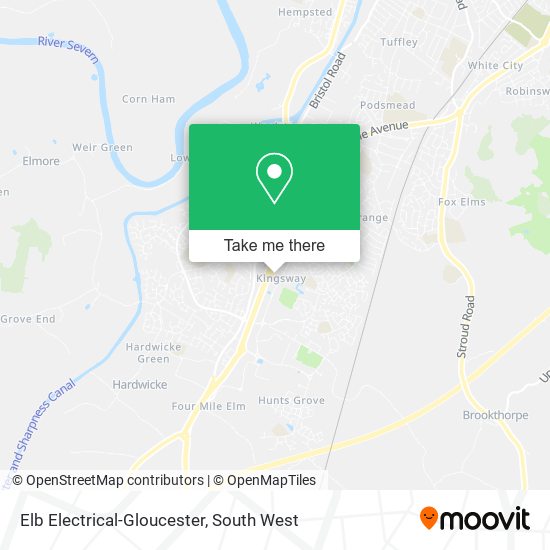 Elb Electrical-Gloucester map