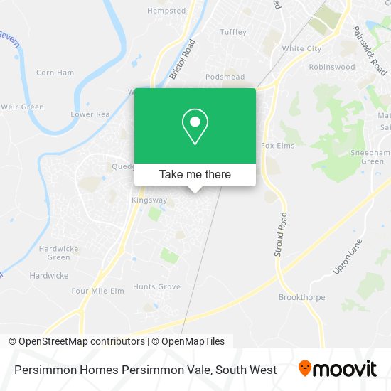 Persimmon Homes Persimmon Vale map
