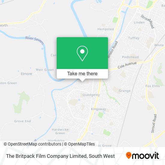 The Britpack Film Company Limited map