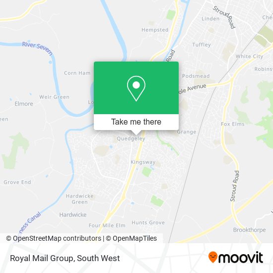 Royal Mail Group map