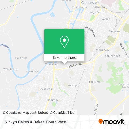 Nicky's Cakes & Bakes map