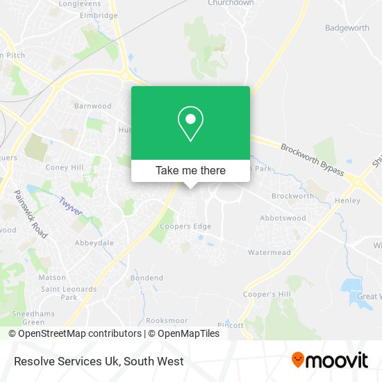 Resolve Services Uk map