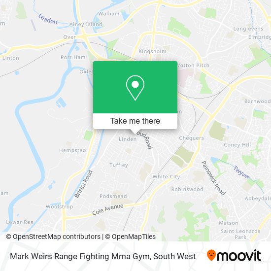 Mark Weirs Range Fighting Mma Gym map