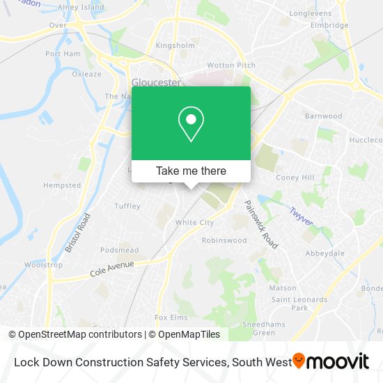 Lock Down Construction Safety Services map