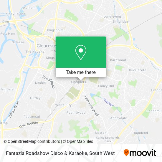 Fantazia Roadshow Disco & Karaoke map