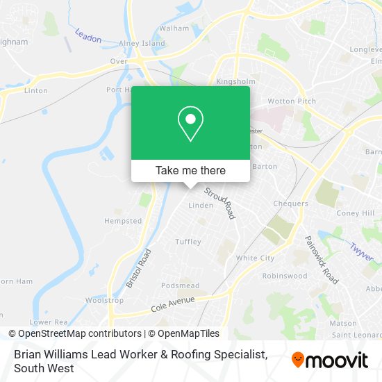 Brian Williams Lead Worker & Roofing Specialist map