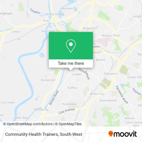 Community Health Trainers map