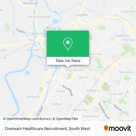 Oneteam Healthcare Recruitment map