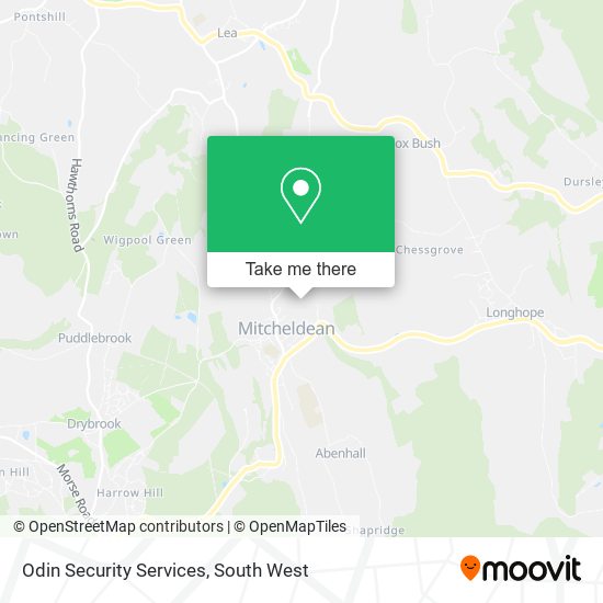 Odin Security Services map