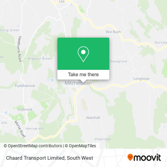 Chaard Transport Limited map