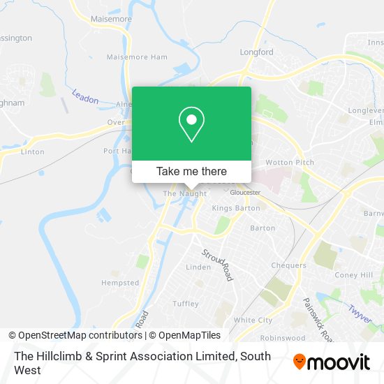 The Hillclimb & Sprint Association Limited map