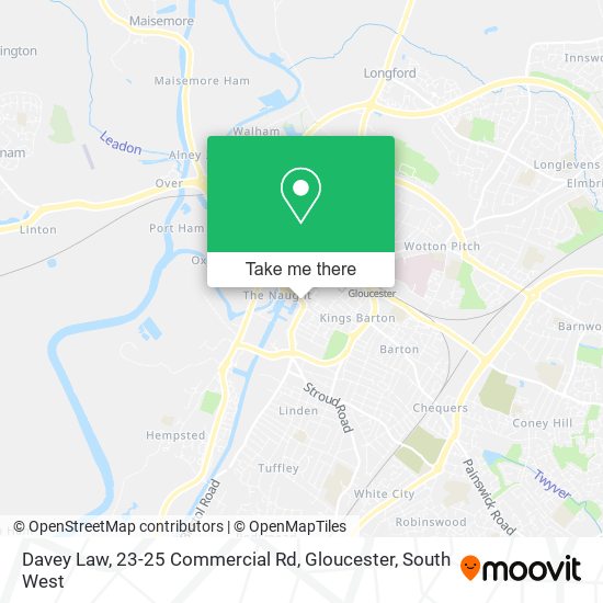 Davey Law, 23-25 Commercial Rd, Gloucester map