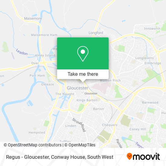Regus - Gloucester, Conway House map