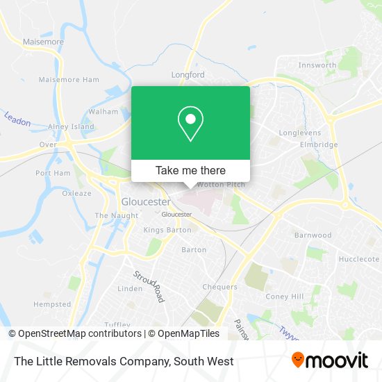 The Little Removals Company map